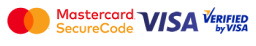 Accepted payment methods: Mastercard and Visa